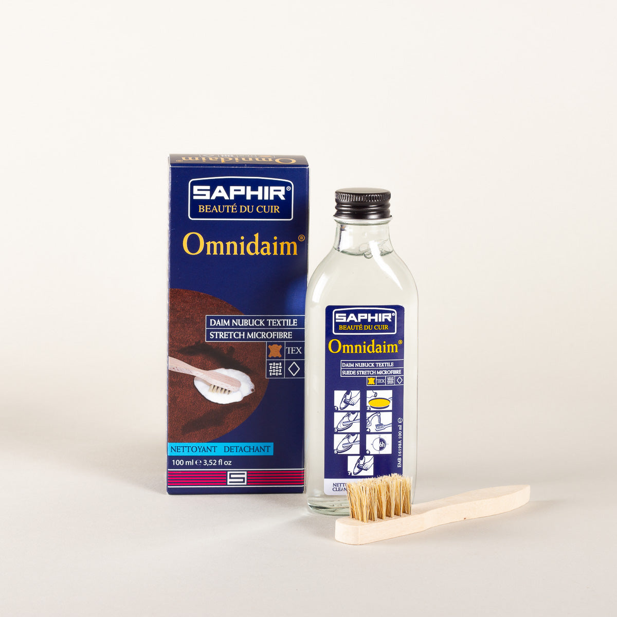 Saphir Omnidaim suede / nubuck cleaner – Saphir Médaille d'Or Shop